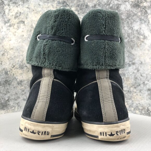 Converse Women's Size 6.5 Chuck Taylor All Star Andover High Black Suede Booties - Picture 8 of 16